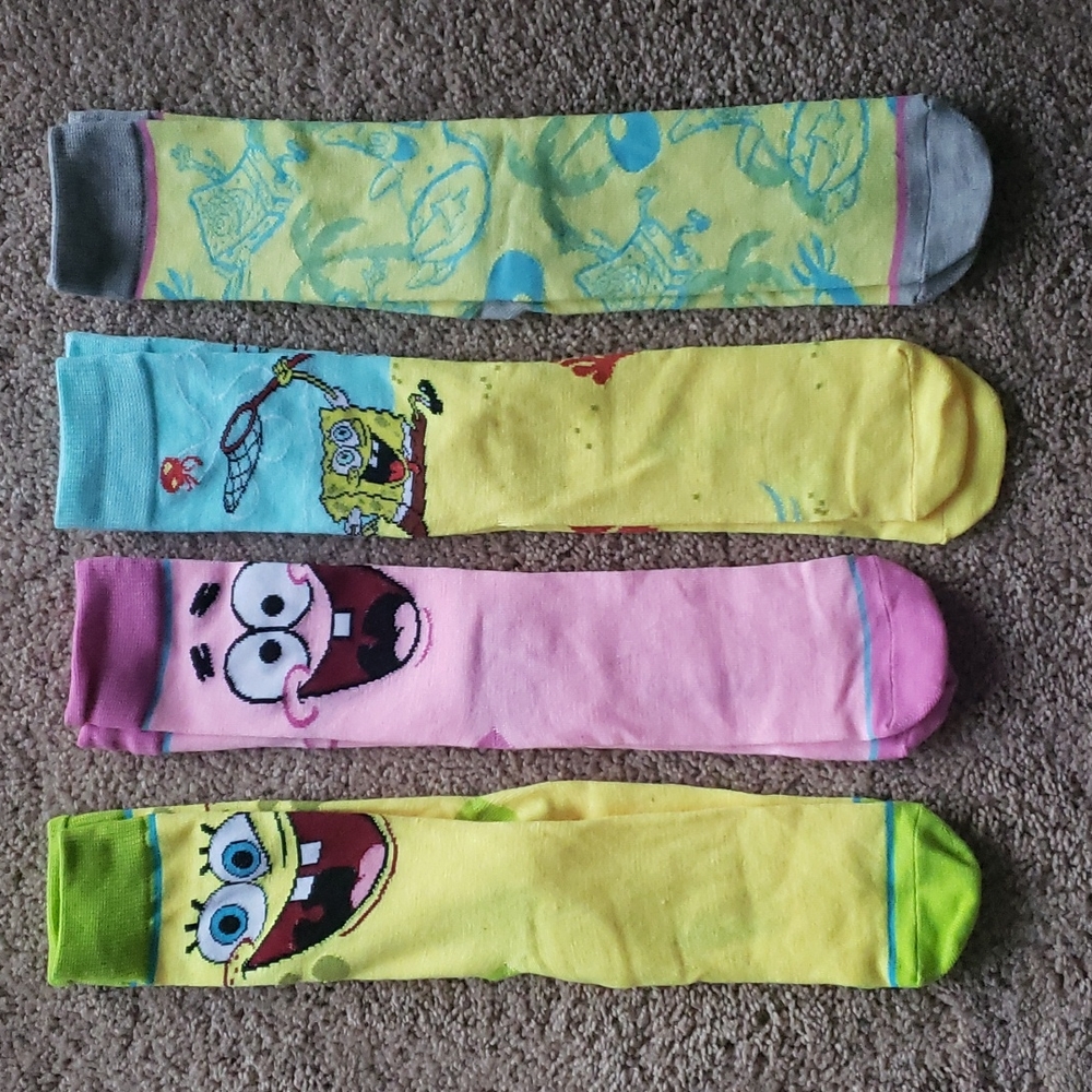 Spongebob patrick crew socks